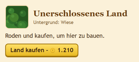Landkauf in der Seitenleiste